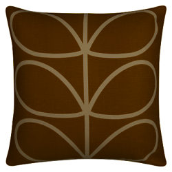 Orla Kiely Linear Stem Cushion, Sunflower Sunflower